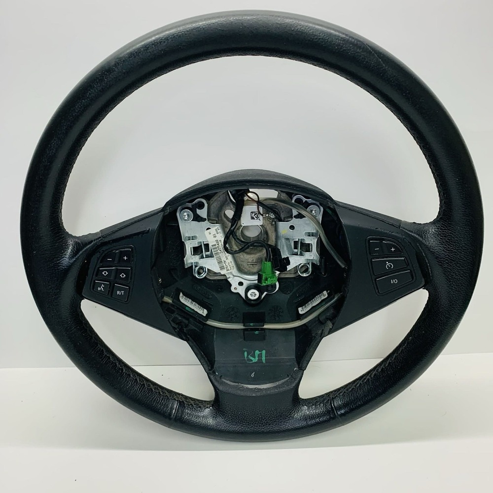 2004 - 2010 BMW X3 OEM Steering Wheel‎ Leather With Multifunction Button Switch